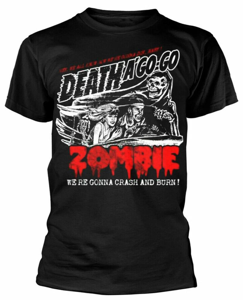 Officially licensed Rob Zombie Crash Unisexs Black T Shirt Rob Zombie Classic Tee S