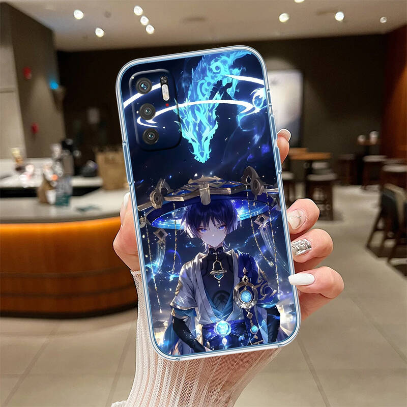 Genshin Impact Cute Phone Case for Motorola G14 G15 G24 G30 G31 G32 G34 G41 G42 G51 G52 G50 G60S G60 G62 G72 G71 G73 G84 G85 G200 E32