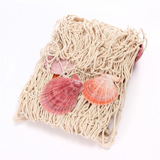 Mediterranean Ocean Decorative Fish Net Hemp Rope 39.37 in