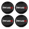4Pcs Car Wheel Center Hub Cap 56mm Emblem Decal Wheel Sticker For Nissan Nismo Almera Tiida Juke Teana Qashqai 350Z 370Z GTR