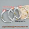 Super Lightweight Polymer Clay Support Skeleton - Soft Aluminum Wire 1mm, 1.5mm, 2mm