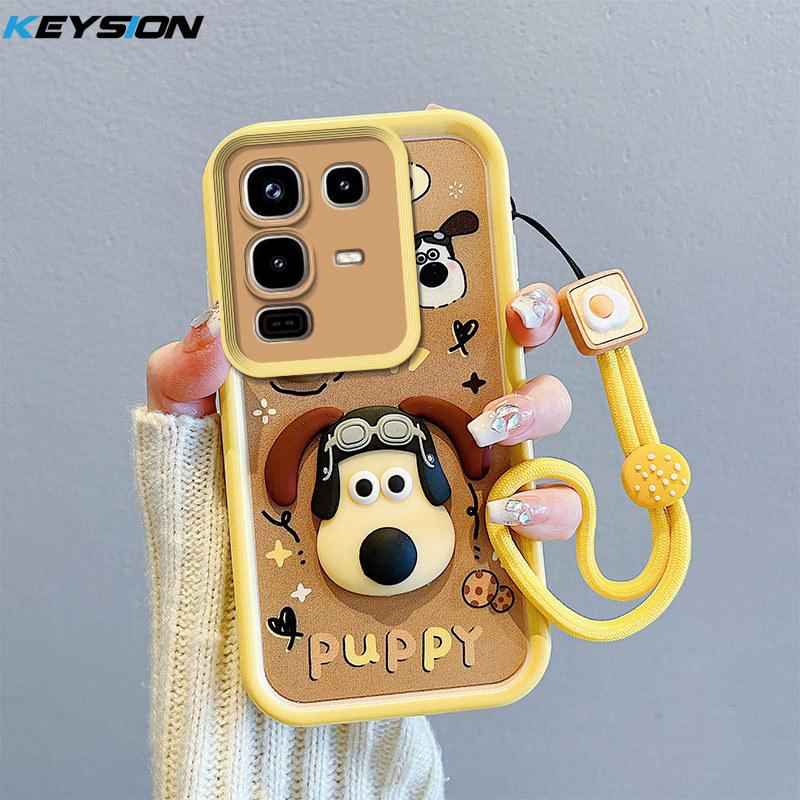 

KEYSION Протиударний чохол для Infinix Note 50 Pro 4G зі шнурком Силіконовий Милий 3D Мультяшний Ляльковий Чохол для Телефону для Infinix Note 50 4G for Infinix Note 50 4G