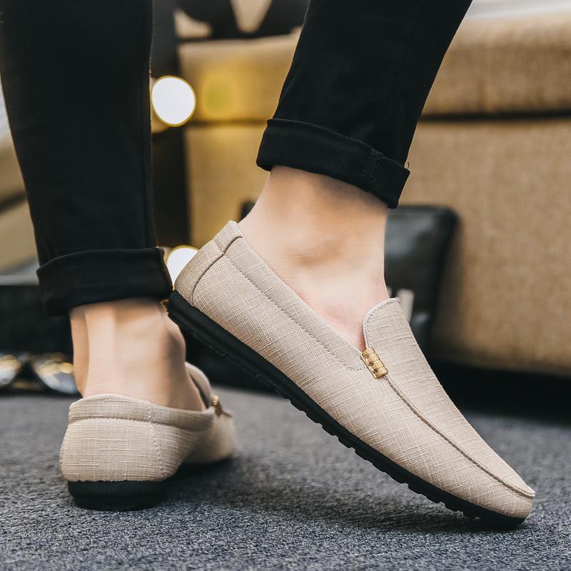 Fashion Brand Sneakers Casual Shoe for Men 2024 New Men Shoes Soft Soled Breathable Lightweight Lazy Shoes British Trendy Casual Shoes