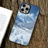 Pristine Snowy Landscapes  Phone Case For iPhone 17,16,15,14,13,12,11 Plus,Pro Max,XS,Colorful Silver Phone case Funda Cover