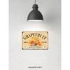 Vintage Metal Tin Sign Kitchen Wall Decor 8x12 Inch Retro Grapefruit Juice Bar Art