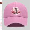 pc Floral Pattern And Cherry Blossom Pagoda Printed Baseball Cap Unisex Design Sun Hat MultiColor Available Papa Cap Comfort