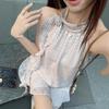French Chic Polka Dot Sleeveless Halter Dress - Trendy Summer Skirt for Women