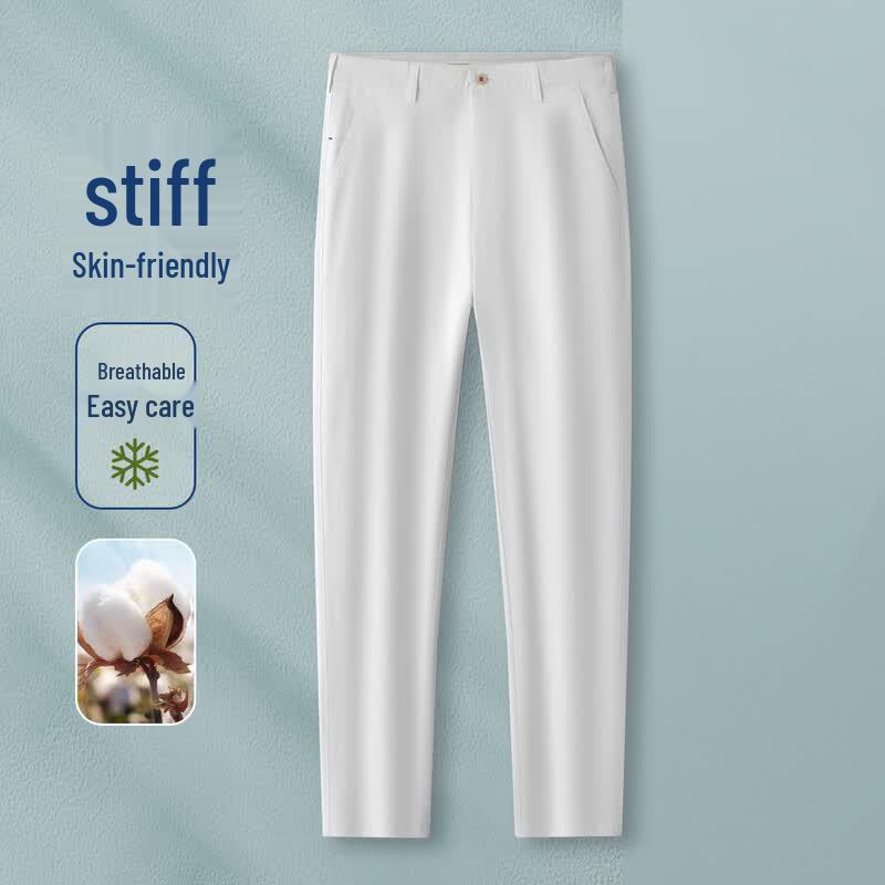 MONTAGUT Men's Breathable Straight-Leg Casual Pants