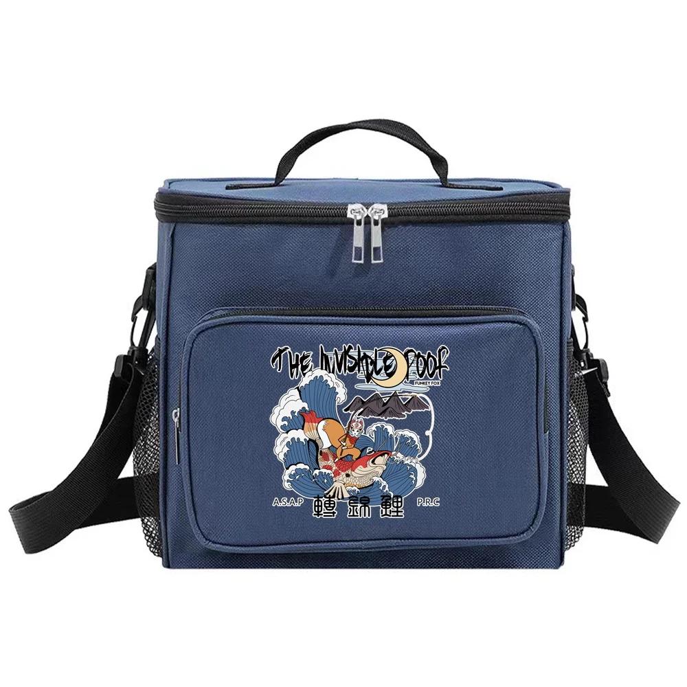 Cooler Box Insulated Lunch Bags Thermal Organizer Handbag for Student Portable Waterproof Camping Storage Boxes Mask Series