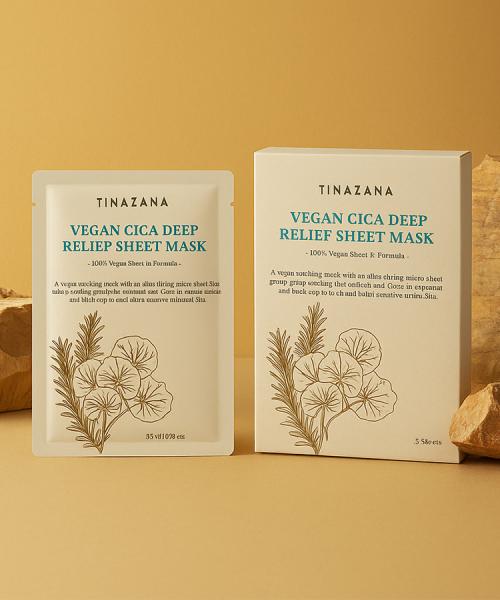 

Tinazana Vegan Cica Deep Relief Sheet Mask 5pcs NONE
