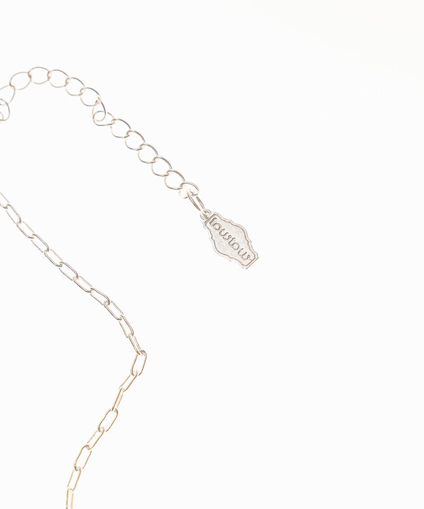 Towtow Archive Tinted Bear Charm Necklace Silver