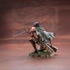 Attack On Titan: Battle-Damaged Captain Levi Squatting Pose Bonus Edition Action Figure