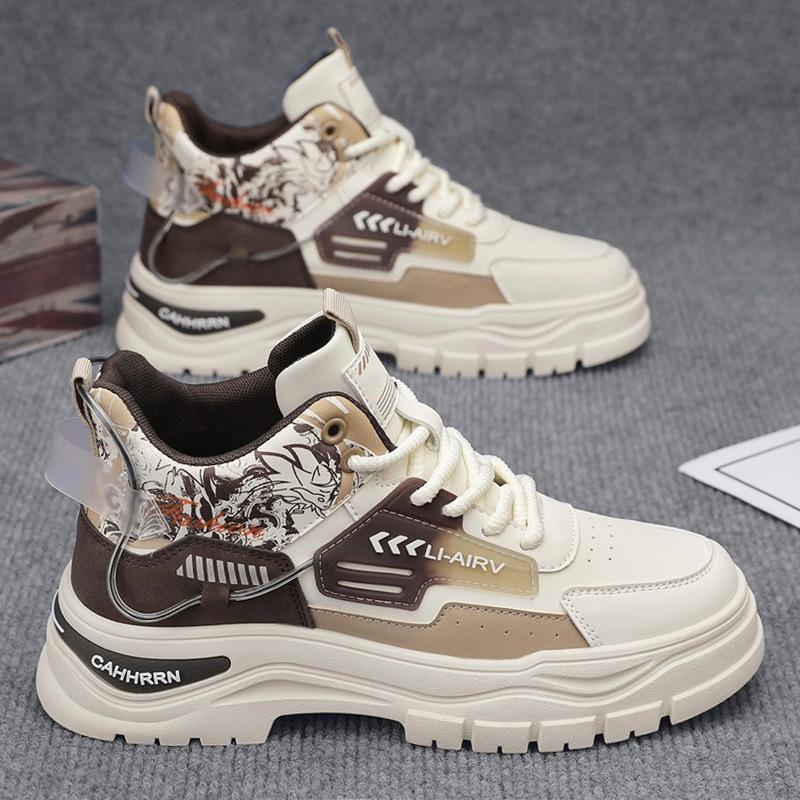 

Мужские ботинки мартин 2025 зима высокие мужские ботинки в британском стиле бархатные утепленные теплые хлопковые ботинки повседневные рабочие модные ботинки 44