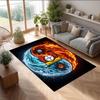 Bayer Leverkusen Football Print Crystal Velvet Rug, Comfortable Water Absorbent Non Slip Indoor Floor Carpet