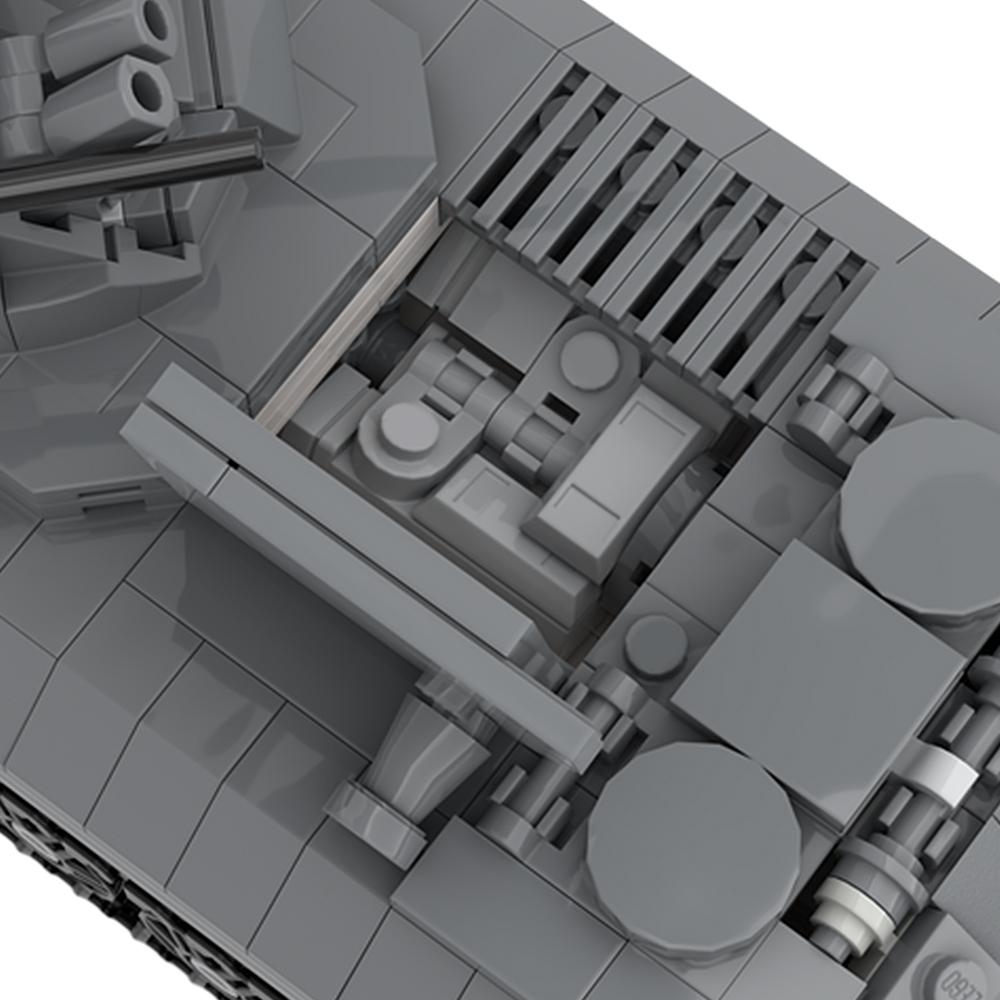 Gobricks MOC Seria Czołgów Wojskowych MT LB 6MB IFV Zestaw Klocków Budowlanych SKOT-2AP Wieżyczka PKT Karabin Maszynowy Model z Klocków Zabawki Prezent