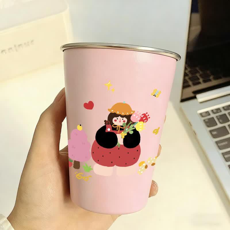 

Handun Stainless Steel Cartoon Mouthwash Cup