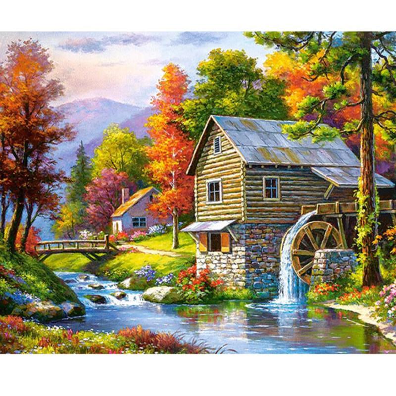 5D DIY pictura cu diamante seara nor mare peisaj arta broderie cu diamant kit punct de cruce complet stras mozaic Home Decor