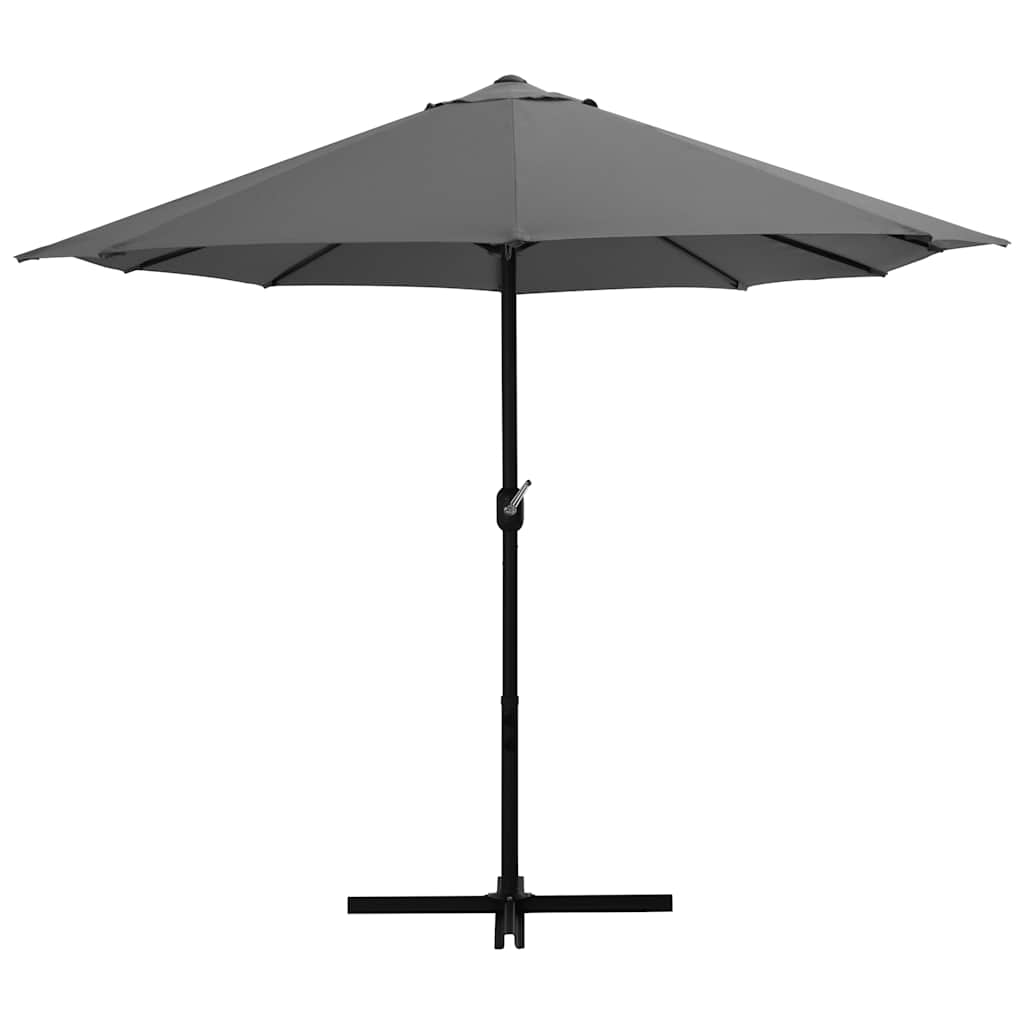 Double Sun Umbrella with Aluminum Pole 460 X 270 Cm Anthracite