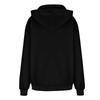 Women's Fashionable Casual Large-sized Long-sleeved Hooded Solid-color Sweatshirt