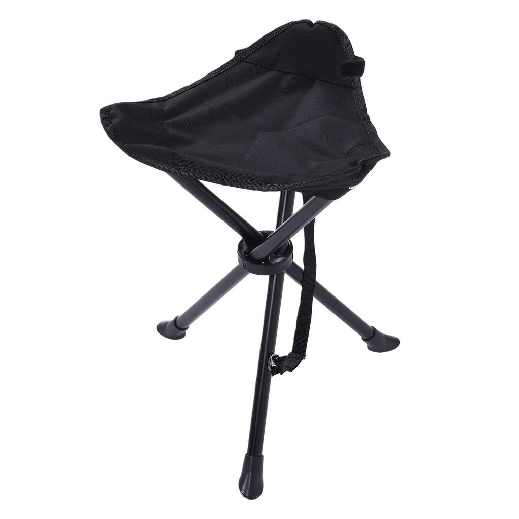 Folding Tripod Stool 200KG Load Bearing Anti Slip Good Stability Portable Foldable Chair for Outdoor Fishing Camping
