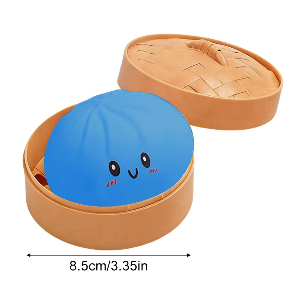 Zachte Rubberen Stressverlichtende Broodjes Zacht Verlichtingsbroodje Sensorisch Spel Voedsel Knijpspeeltje Fidget Bal Zachte Gestoomde Broodjes Fidget Sensorisch Speelgoed
