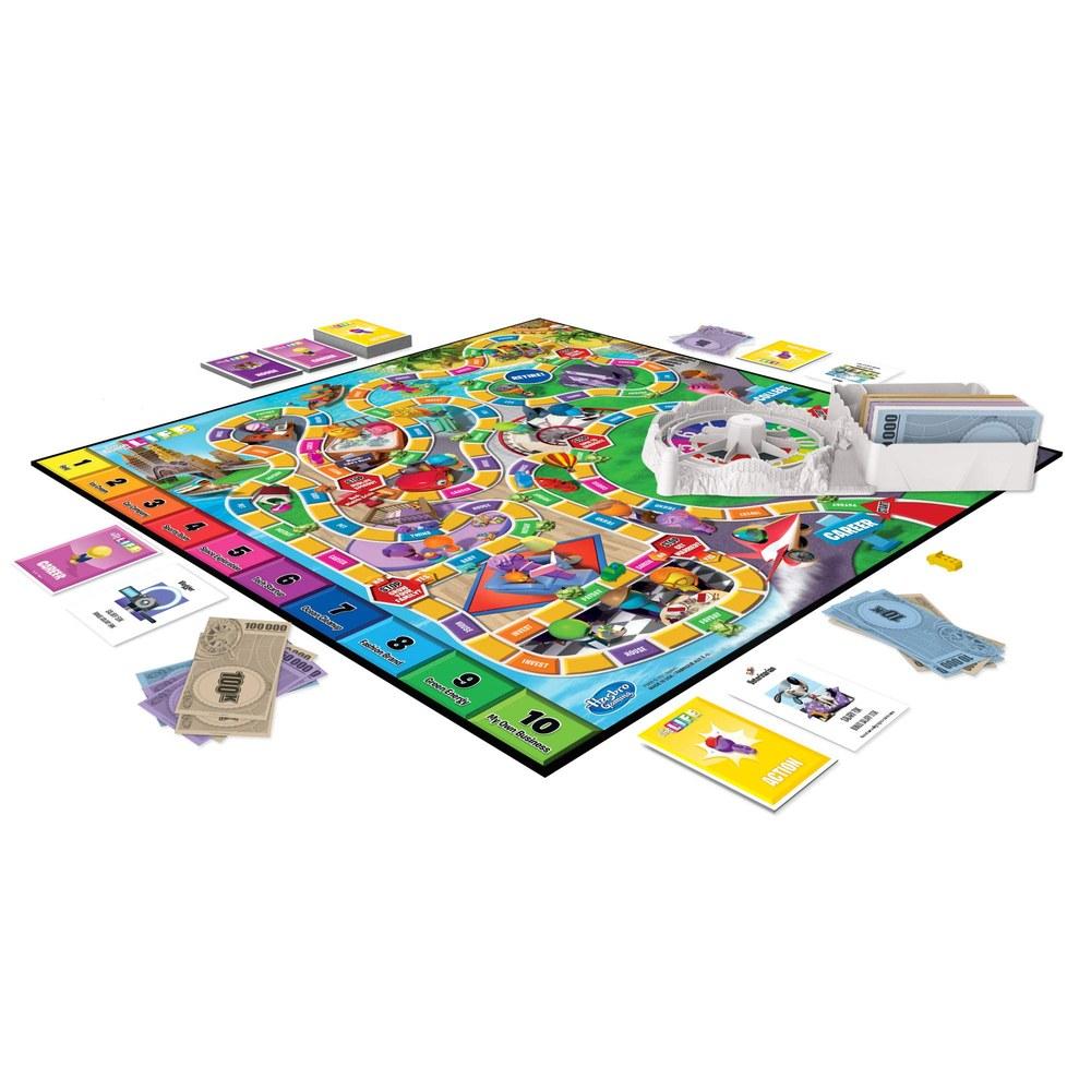 Hasbro The Game of Life English Edition Play and Learn English Fun