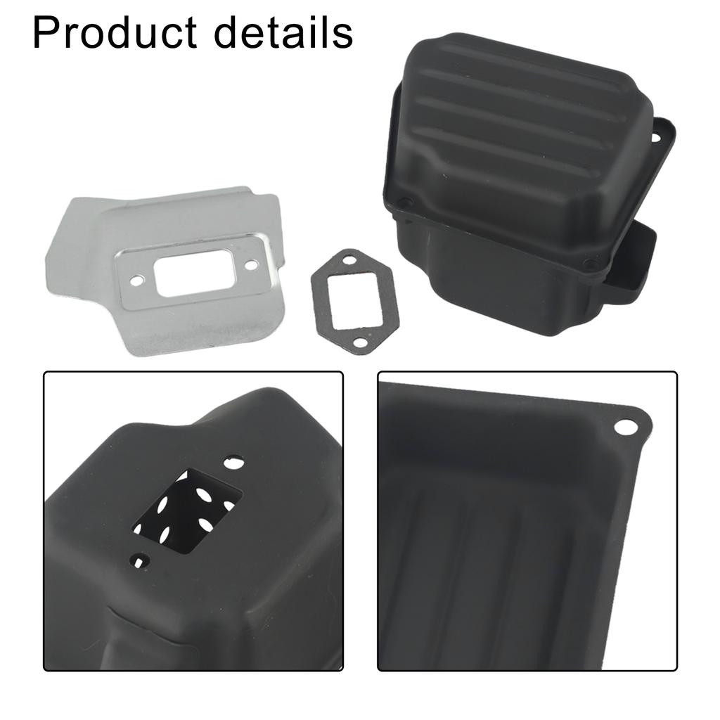 Chainsaw Maintenance Plastic Metal Chainsaw Muffler Replacement Cooling Plate Screws OEM Muffler Parts Compatible
