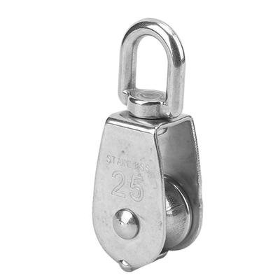 Einfache Rolle Universal 316 Edelstahl Drehrad Aufhängewerkzeug Passend für Schiffe Boot