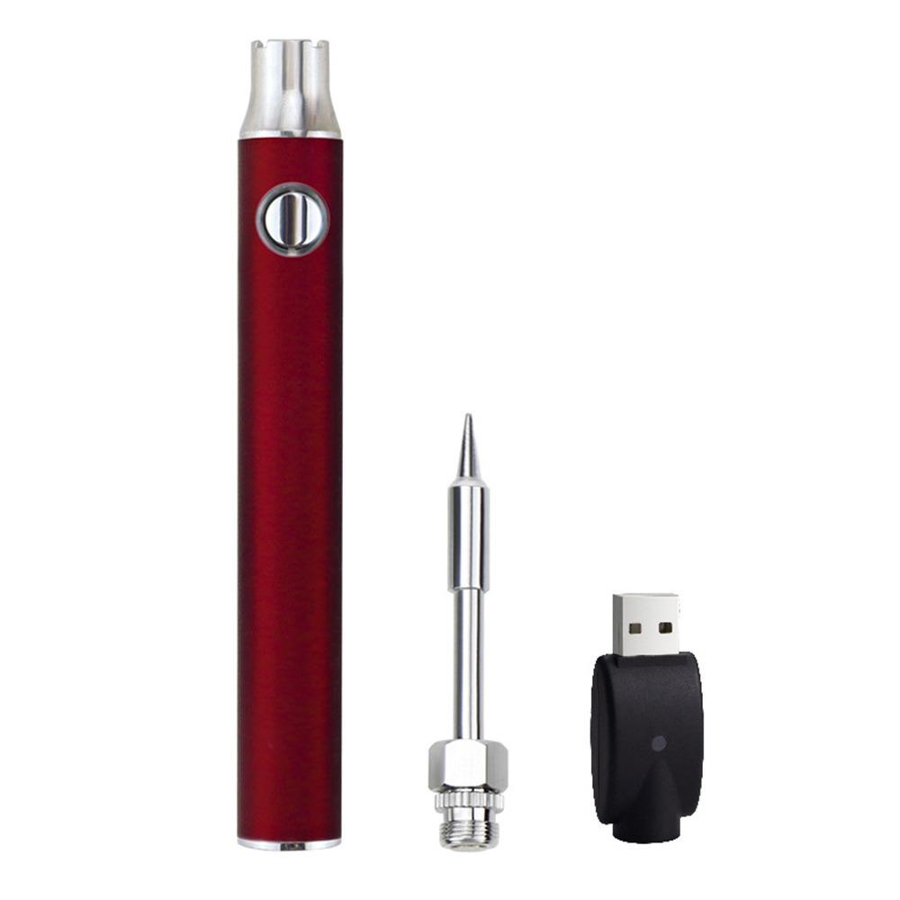 1100mAh Battery Electric Soldering Iron Pen 510 Thread Heat Tips Adjustable Temperature Smart Power Pen Welding Tool Kit