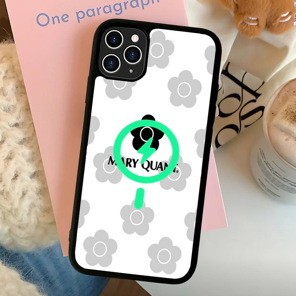 Fashion M-Mary Q-Quant For Magnetic Wireless Phone Case For IPhone 17 16 15 14 13 12 11 Pro Max Plus Mag Phone Cover