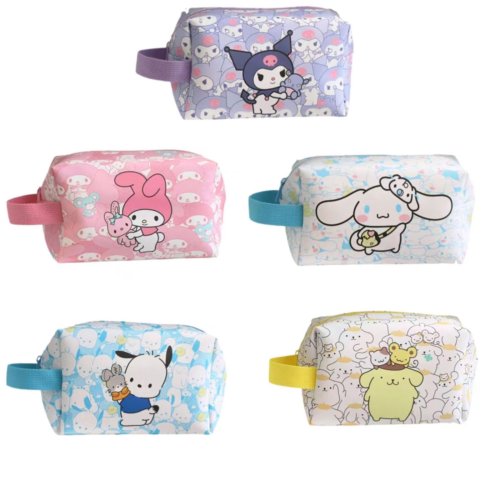 LYLIDIA Pompompurin Pencil Pen Pen Large Capacity Storage Cosmetic Pompompurin Stationery Multifunctional Storage Small Item Birthday Gift Case, жёлтый