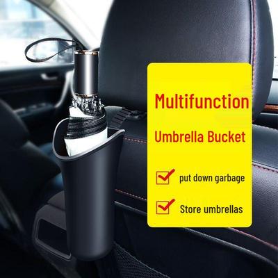 Porta Ombrello e Clip Portaoggetti Impermeabili per Sedile Posteriore dell'Auto