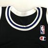 Camiseta sin mangas de réplica de los 90 Champion Hecho en EE. UU. NBA Orlando Magic 32 Niños M 10-12 Negro Baloncesto(USADO)