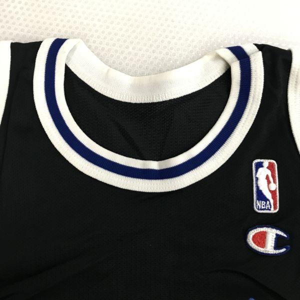 90er Champion Made in USA NBA Orlando Magic 32 Replica Uniform Tanktop Kinder M 10-12 Schwarz Basketball(GEBRAUCHT)