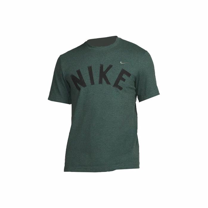 Nike Classic Sweat-Wicking Comfortable Short Sleeve T-Shirt for Men in Green S