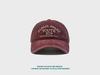Denim retro washed large letter baseball cap letter couple soft top distressed sun protection peaked cap for men