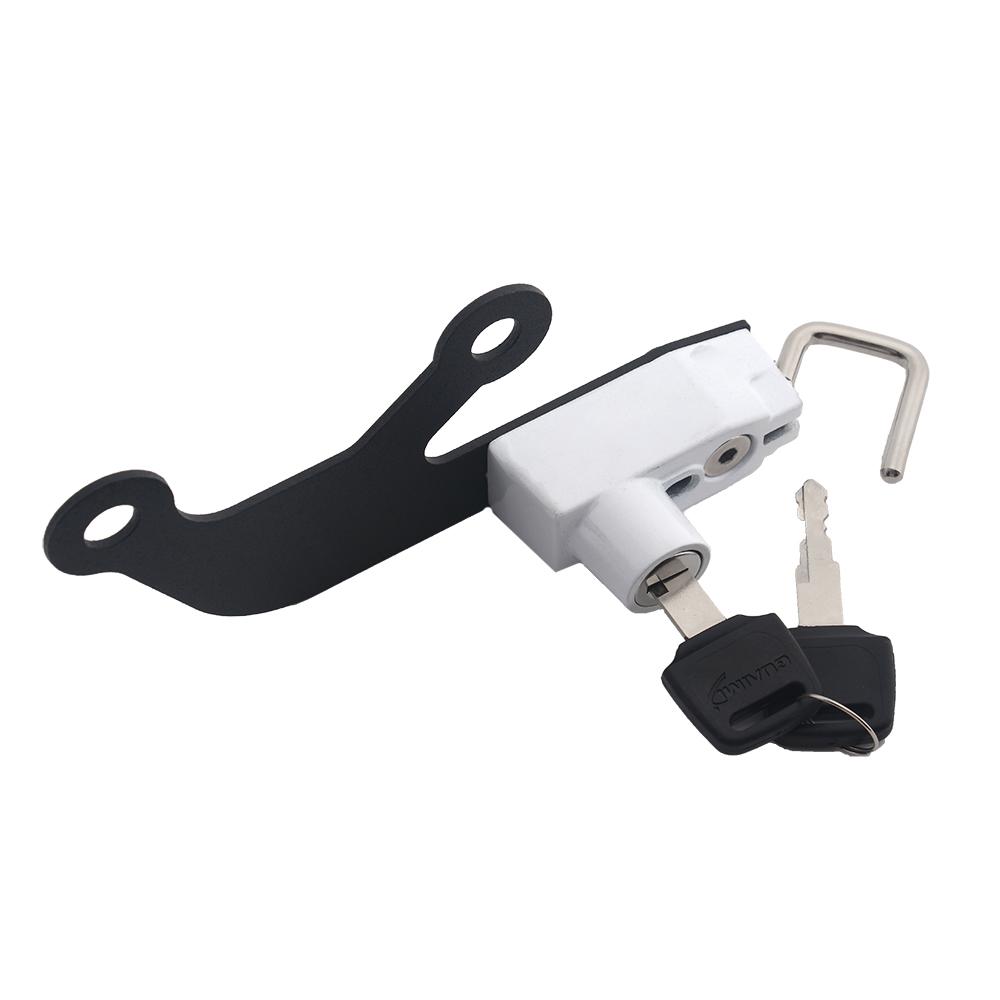Helmet Lock For KAWASAKI Z650 NINJA 650 2017-2023 Z 650 Z-650 Motorcycle Accessories Rear Passenger Footrest Bracket Anti-theft