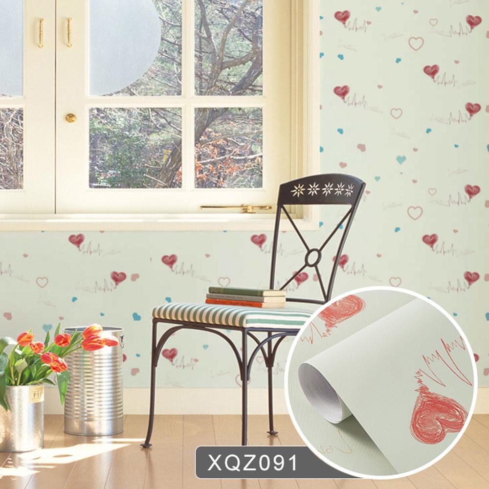 Cartoon Pattern Living Room Bedroom Self Adhesive Wallpapers Waterproof Oil Resistant Home Decoration Adhesive Wallpaper
