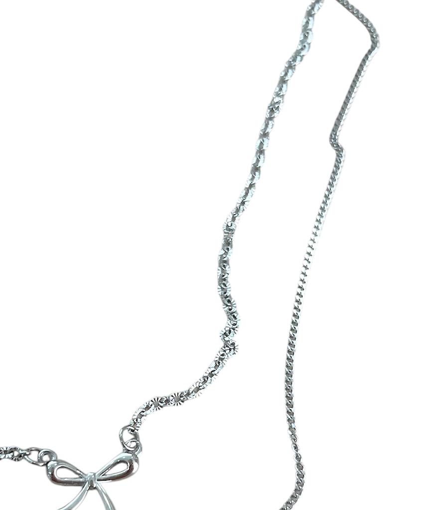Sk8Er Rock Ribbon Layered Surgical Steel Necklace