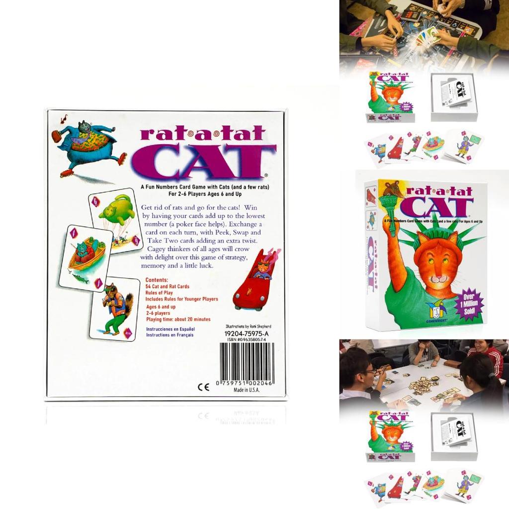 Rat A Tat Cat Card Game For Party Entertainment Family Gathering Play Props Toy