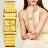 Yalalusi Luxury Square Jane Ladies Watch Light Luxury Gold Women'S Watch Style