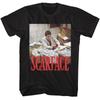 Scarface Classic Movie Tony Montana With Loads Of Cash Men's T Shirt