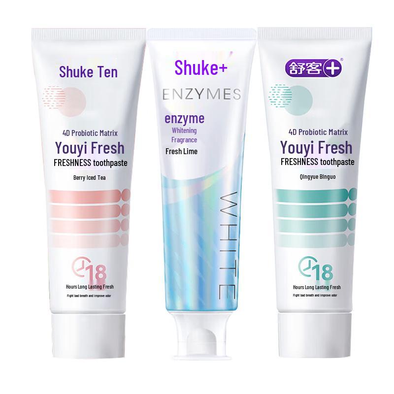 

Shuke Probiotic Enzyme Toothpaste 3-Flavor Pack