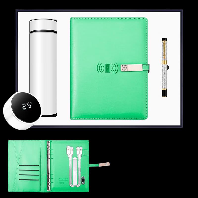 Wireless Charging Notebook Smart Mug Gift Set