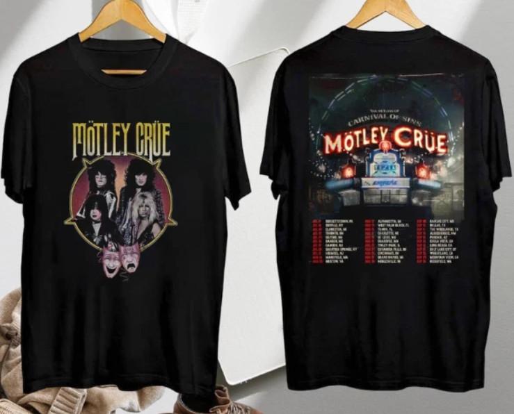 Motley Crue Carnival of Sins Tour 2026 Shirt Motley Crue T-Shirt Unisex T-Shirt S