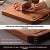 Solid Wood Cutting Board Antibacterial Double-sided Vegetable Cutting Board Anti Mold Ebony Cutting Board Mats Household