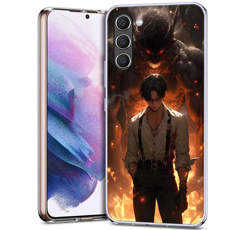 Character LEVI ACKERMAN Phone Case for Samsung A54 A14 A24 A34 A17 A37 A57 A55 A35 A25 A15 A13 A23 A33 A53 A07 A05S A04S A03 A73
