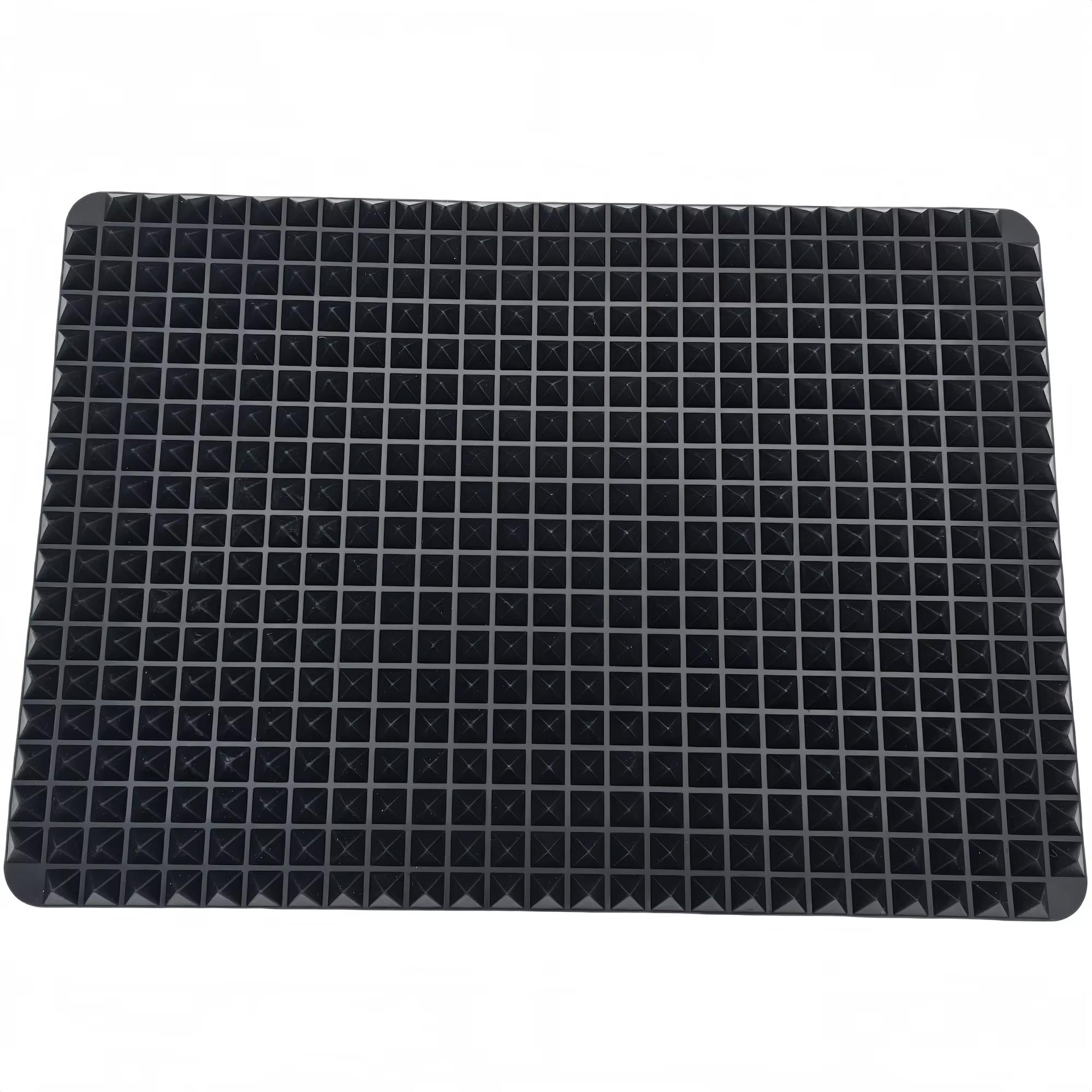 

Cooking Mat Non-Stick Silicone Pyramid Pizza Mats Microwave Oven Baking Tray for Baking Microwave Oven Pastry Easy Clean Durable