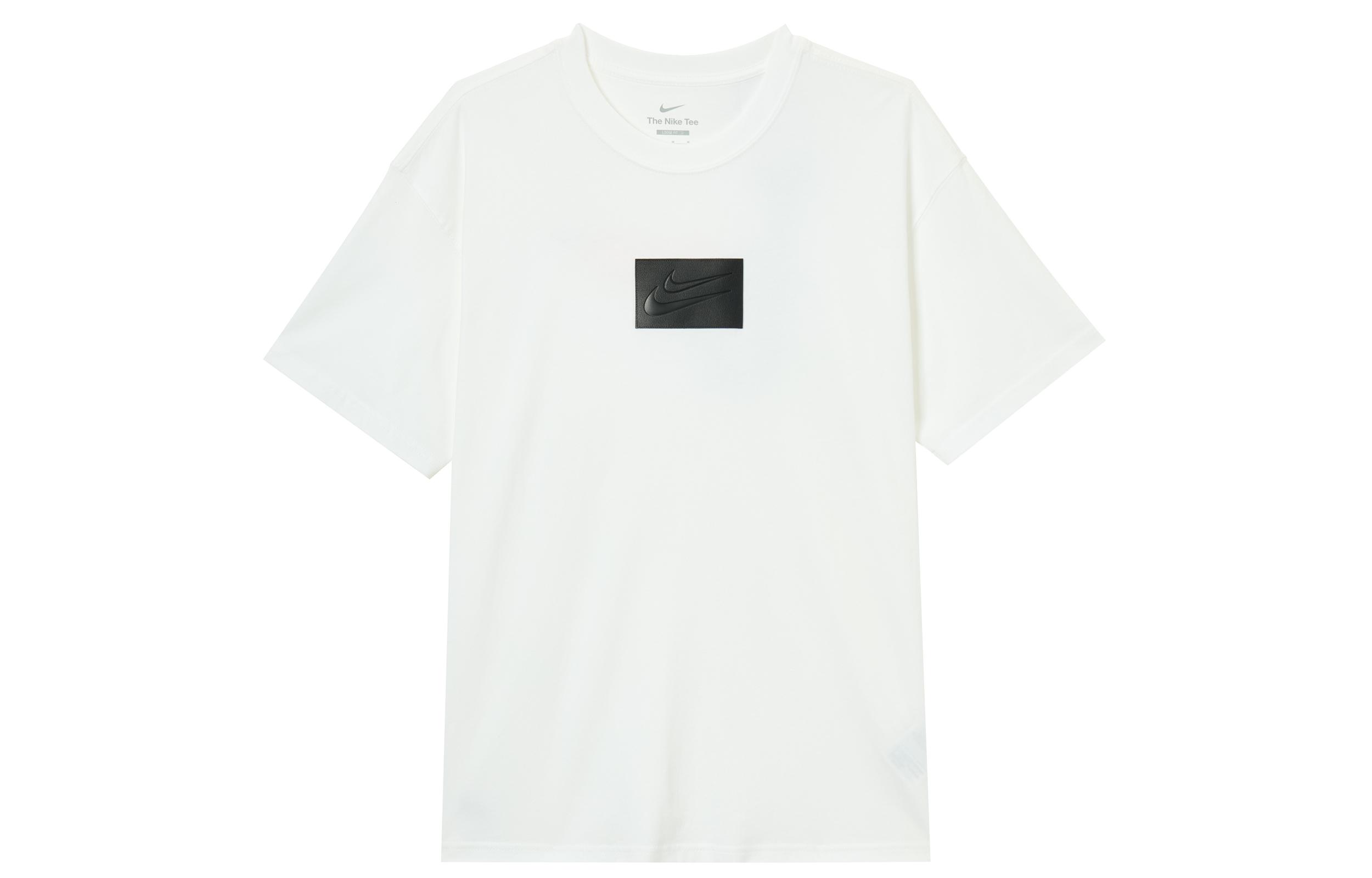 

Nike T Shirts Men s White Crew Neck Moderate HJ3426-100 L
