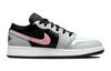 Jordan 1 Niskie 'Black Grey Pink' GS 553560-062